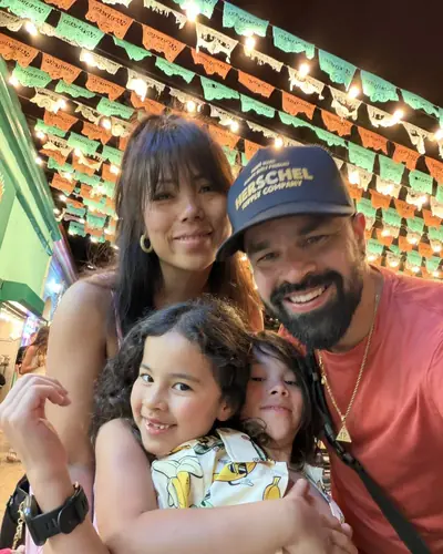 Justin with his family